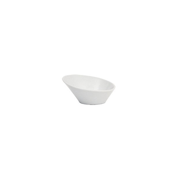 Genware Porcelain Oval Sloping Bowl 21cm (Box Of 6)