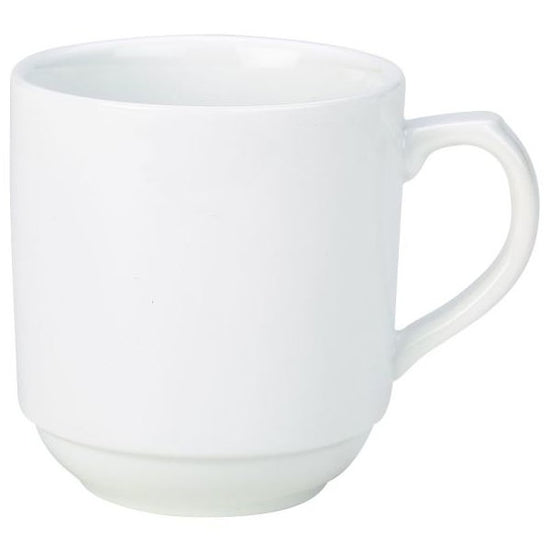 Genware Porcelain Stacking Mug 30cl / 10.5oz (Box Of 6)