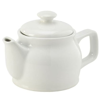 Genware Porcelain Tea/Coffee Pot 31cl / 10.91oz (Box Of 6)