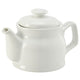 Genware Porcelain Tea/Coffee Pot 45cl / 15.84oz (Box Of 6)