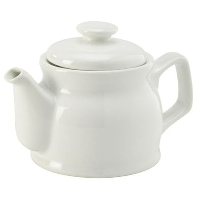 Genware Porcelain Tea/Coffee Pot 45cl / 15.84oz (Box Of 6)