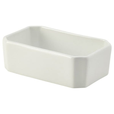 Genware Porcelain Sugar Packet Holder 12cm x 7cm (Box Of 6)