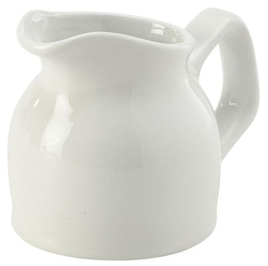 Genware Porcelain Jug 7cl / 2.46oz (Box Of 6)