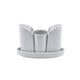 Genware Porcelain 4 Piece Condiment Set 13cm X 9cm (Box Of 6)