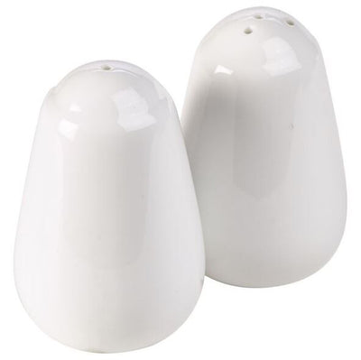 Genware Porcelain Salt Pot 3"X2" (Box Of 6)