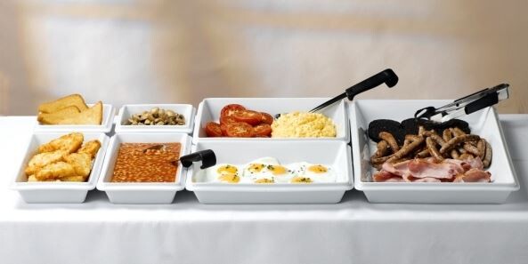 Porcelain Gastronorm Lid 1/3 Size