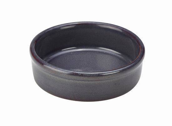 Rustic Stoneware Tapas Dish 10Cm Blue