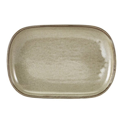 Terra Porcelain Rectangular Plate 24cm x 16.5cm (Box Of 12)