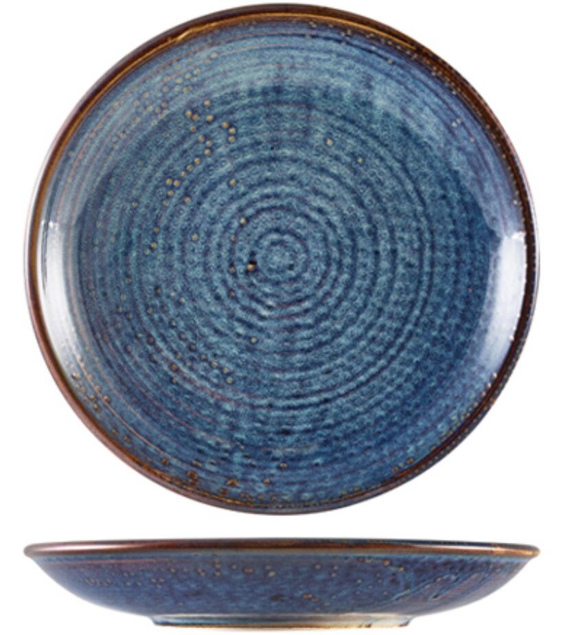 Terra Porcelain Deep Coupe Plate 25cm (Box Of 6)