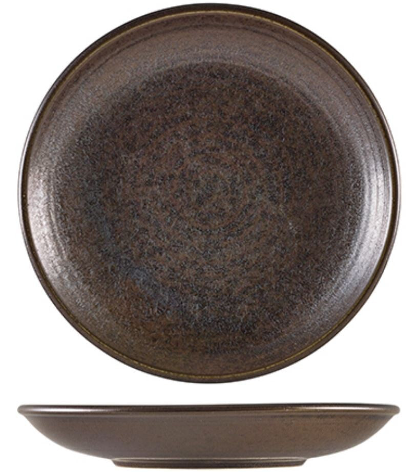 Terra Porcelain Deep Coupe Plate 25cm (Box Of 6)