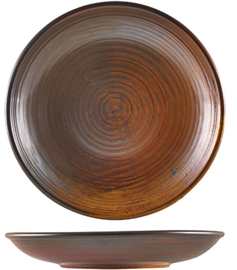 Terra Porcelain Deep Coupe Plate 25cm (Box Of 6)
