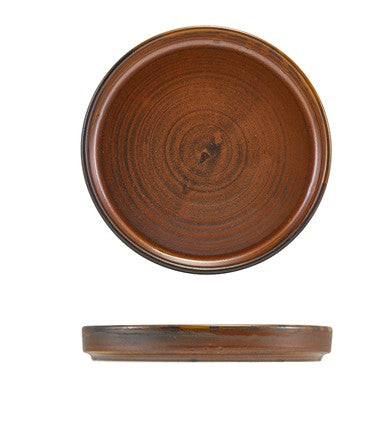 Terra Porcelain Low Presentation Plates 14cm x 2cm (Box Of 12)