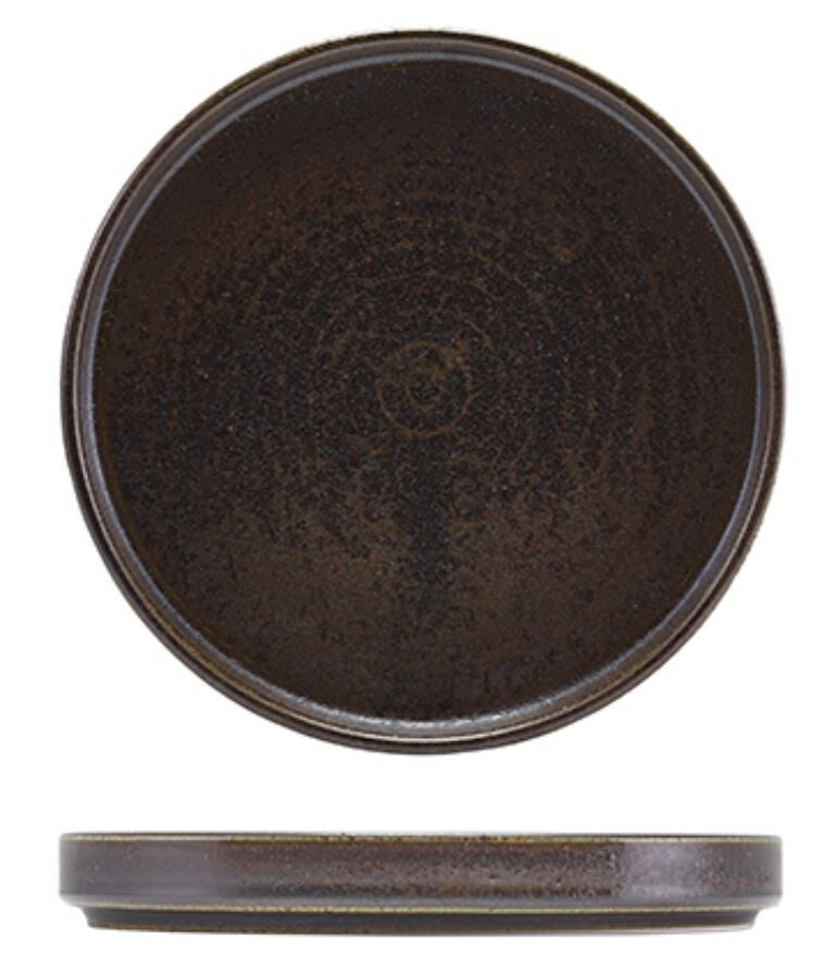 Terra Porcelain Low Presentation Plate 18cm (Box Of 6)
