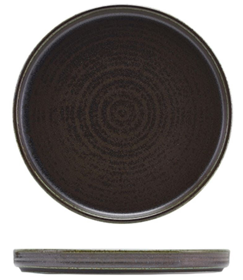Terra Porcelain Low Presentation Plate 21cm (Box Of 6)