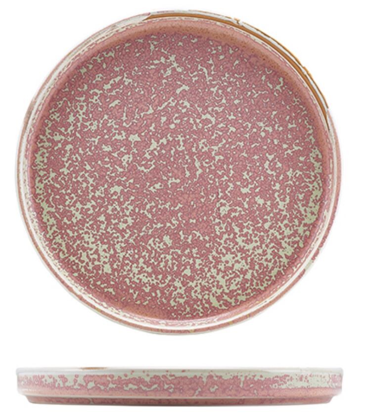 Terra Porcelain Low Presentation Plate 25cm (Box Of 6)