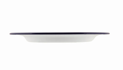 Enamel Tableware Wide Rim Plate 20cm