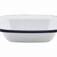 Enamel Tableware Rectangle Pie Dish 20cm x 15cm x 4.5cm
