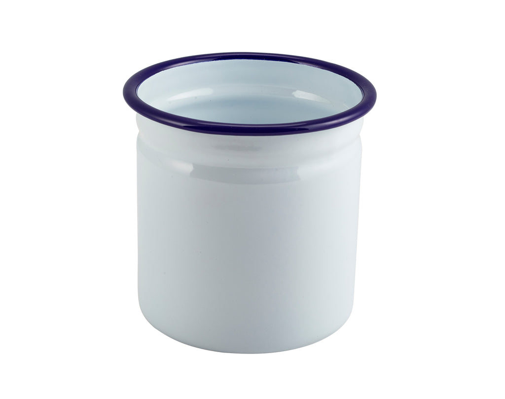 Enamel Tableware Cutlery Holder 11 x 11.5cm