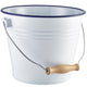 Enamel Tableware Bucket 22cm x 18.6cm / 5.2 Litre (Box Of 4)