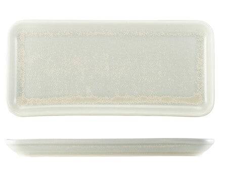 Terra Porcelain Rectangular Platter 27cm X 12.5cm (Box Of 6)