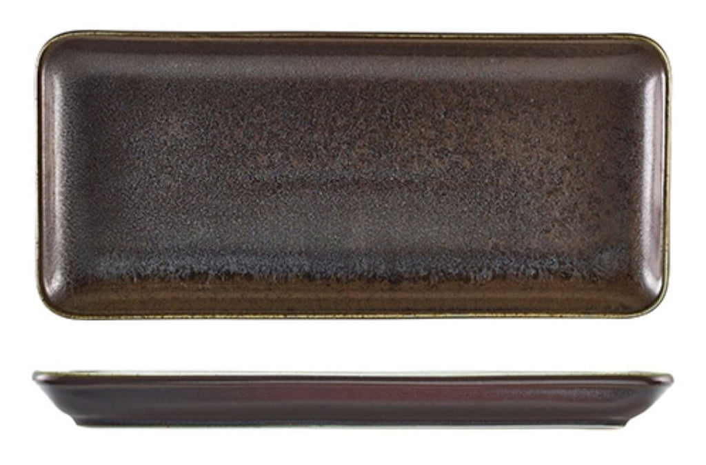 Terra Porcelain Rectangular Platter 30cm X 14cm (Box Of 6)