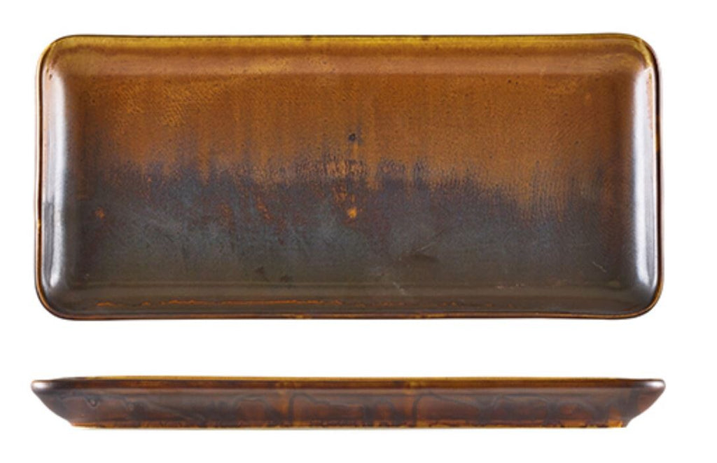 Terra Porcelain Rectangular Platter 30cm X 14cm (Box Of 6)
