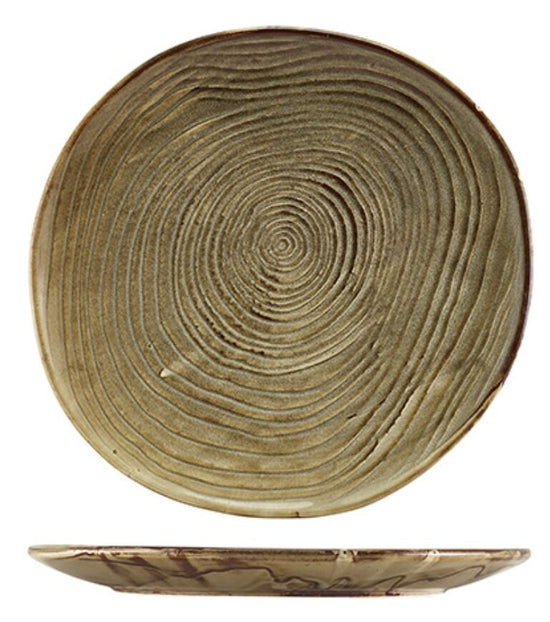 Terra Porcelain Organic Plate 28.5cm (Box Of 6)
