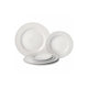 Pure White Porcelain Wide Rim Plate 27cm (Box Of 18)