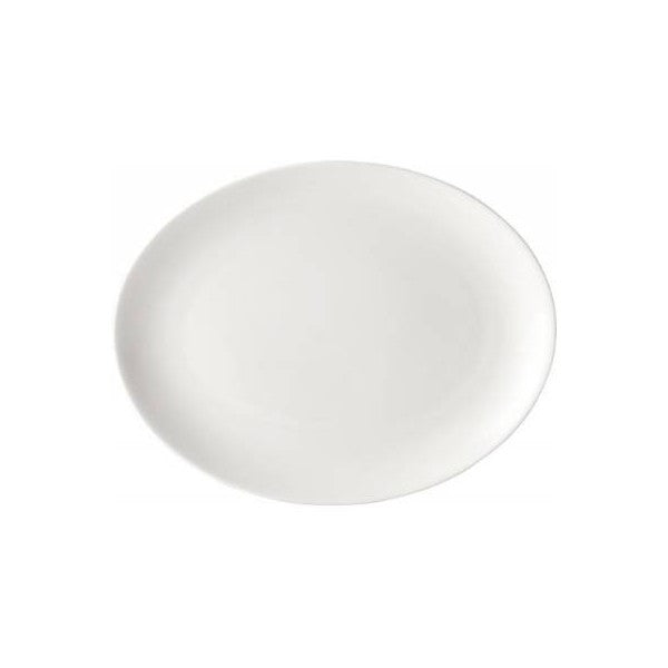 Pure White Porcelain Oval Plate 30cm (Box Of 18)