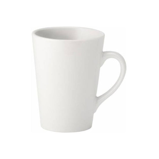 Pure White Porcelain Latte Mug 25Cl / 8.8Oz (Box Of 24)