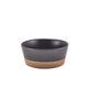 Genware Kava Black Stoneware Bowl 15.5cm (Box Of 6)