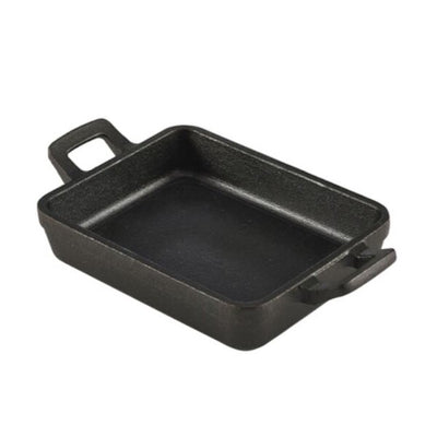 Mini Rectangular Dish Cast Iron 14 x 11 x 3cm 28cl / 10oz (Box Of 6)