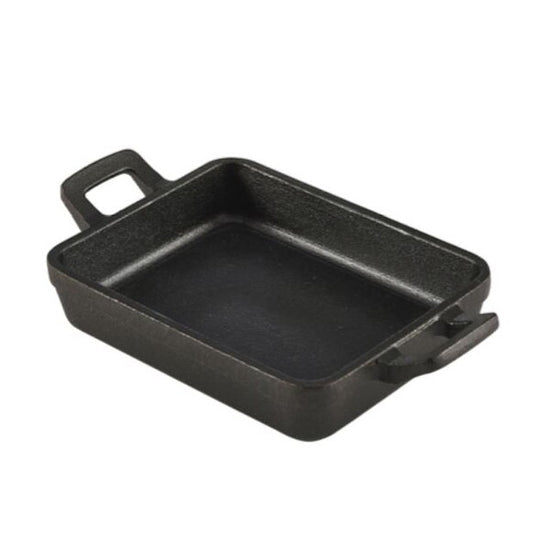Mini Rectangular Dish Cast Iron 14 x 11 x 3cm 28cl / 10oz (Box Of 6)