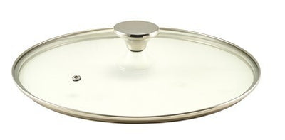 Genware Glass Lid For Cast Aluminium Casserole Dish 28cm