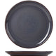 Terra Stoneware Rustic Blue Coupe Plate 24cm (Box Of 6)