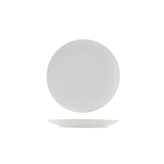 Incise Porcelain Lavara Coupe Plate 20cm (Box Of 6)