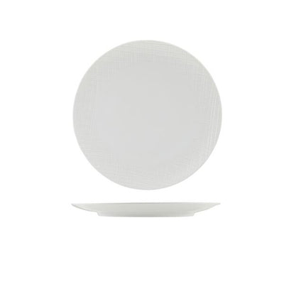 Incise Porcelain Lavara Coupe Plate 25.5cm (Box Of 4)