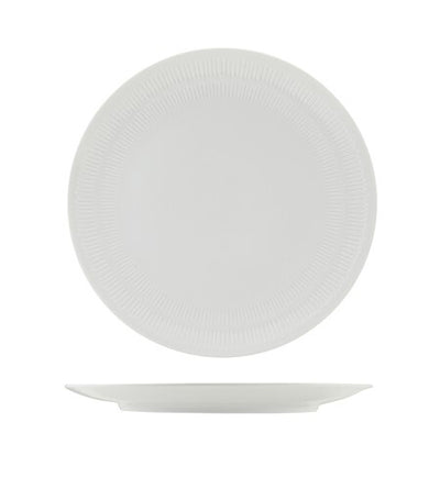 Incise Porcelain Solara Coupe Plate 25.5cm (Box Of 4)