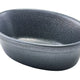 Forge Graphite Stoneware Oval Pie Dish 16cm (Box Of 6)