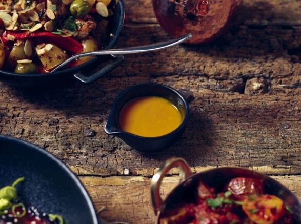 Forge Stoneware Sauce Dish 12cl/4.2oz (Box Of 6)
