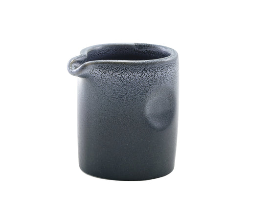 Forge Graphite Stoneware Pinched Jug 9cl/3.2oz (Box Of 12)
