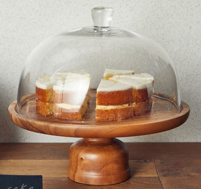 Glass Cake Stand Cover 29.8 x 19cm