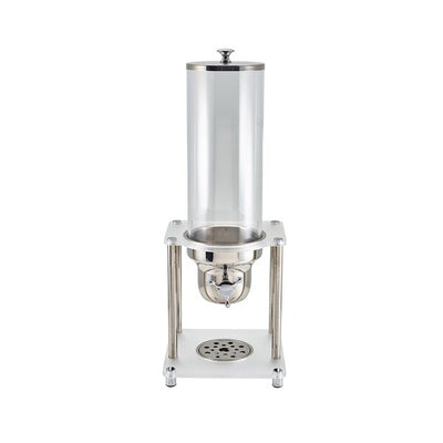 Genware Acrylic Base Cereal Dispenser 3.7L, 21 x 21 x 54.5cm (L x W x H)