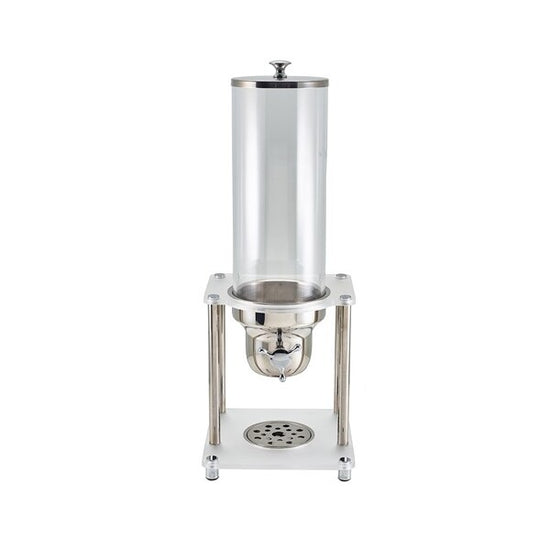 Genware Acrylic Base Cereal Dispenser 3.7L, 21 x 21 x 54.5cm (L x W x H)