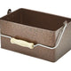 Rectangular Table Caddy 24.5 x 15.5 x 12.5cm Antique Copper