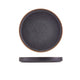 Genware Kava Black Stoneware Presentation Plate 20cm (Box Of 6)