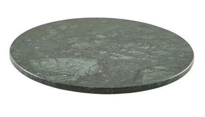 Genware Green Marble Platter 33cm Dia