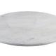 White Marble Platter 33cm Dia