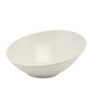 White Melamine Slanted Buffet Bowl 21 x 20 x 10cm