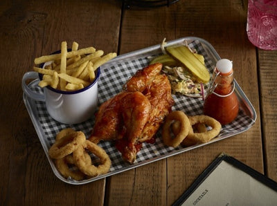American Style Clear Menu Holder